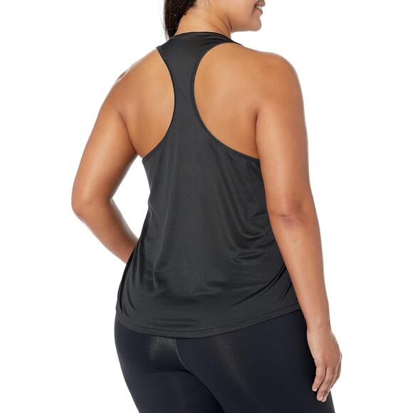 Reebok Women Plus Size ID Train Mesh Speedwick Tank Top Size 2X Night Black - Picture 2 of 3